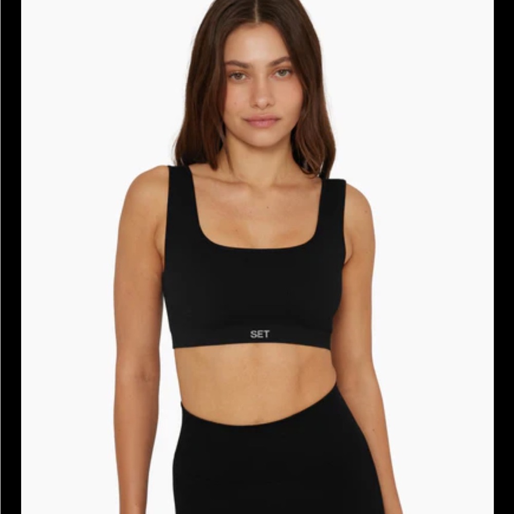 Set Active Box Cut Bra Rain